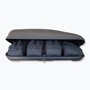 KJUST Interpack Traxer 5.6 tetőcsomagtartó táskakészlet 4 db fekete (Interpack Traxer 5.6 13111) kép