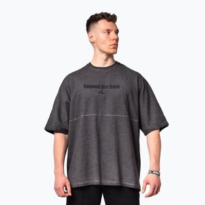 Férfi sportpóló NEBBIA Washed-Off Heavyweight No Shortcuts black (Washed-Off Heavyweight No Shortcuts 369) kép