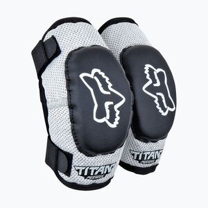 Gyerek kerékpáros könyökvédők Fox Racing Peewee Titan Elbow Jr black/silver (Peewee Titan Elbow Jr 08038_464) kép