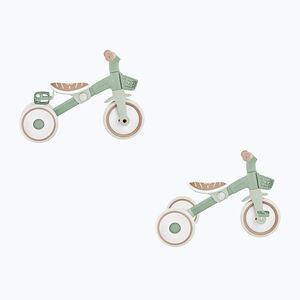 Háromkerekű futóbicikli Globber Learning Trike 2w1 Plus Ecologic pistachio (Learning Trike 2W1 Plus Ecologic 737-109) kép