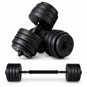 Pepita állítható 40 kg bitumen Súlyzó szett 2x20 kg- Fekete kép