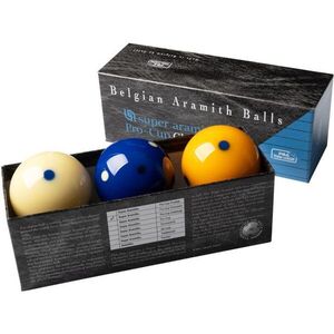 Super Aramith Pro-Cup Champion karambol golyókészlet, phenol, 61, 5mm kép