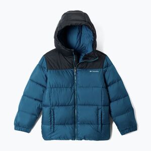 Gyerek bélelt kabát Columbia Puffect Hooded Phoenix Blue/Black (Puffect Hooded 2096272442) kép