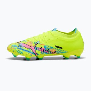 Focicipők PUMA Ultra Nitro 7 Match Advanced Level FG/AG puma white/blue glimmer/pink glimmer/yellow alert (Ultra Nitro 7 Match Advanced Level FG/AG 109240 01) kép