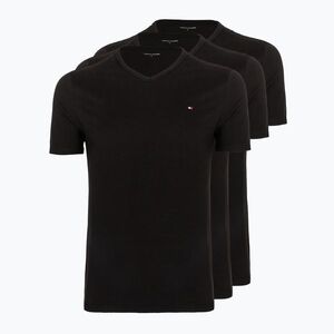 Férfi póló Tommy Hilfiger Cotton V-Neck black/black/black (Cotton V-Neck UM0UM038650XK) kép