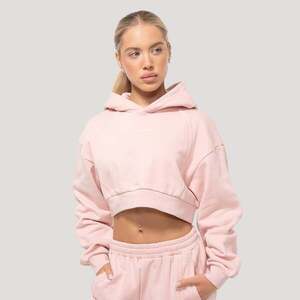 GymBeam Women‘s Mochi Cropped Hoodie Pink kép