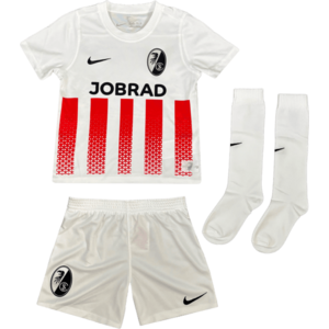 Dri-FIT SC Freiburg Home Jersey Set 2025/26 Little Kids kép