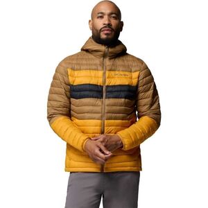 Columbia POWDER PASS HOODED JACKET Férfi outdoor kabát, barna, méret kép