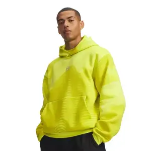 Under Armour ICON FLEECE PRINTED Férfi pulóver, sárga, méret kép