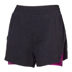 PROGRESS CARRERA SHORTS 2 az 1-ben női rövidnadrág sportoláshoz, fekete, méret kép