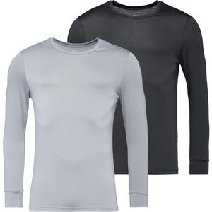 Nike CARBON HEATHER 2 PCS Férfi póló, fekete, méret kép