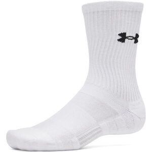 Under Armour PERFORMANCE COTTON 3P CRW Sportzokni, fehér, méret kép