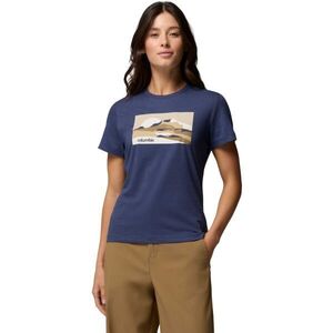 Columbia RUBY SPRINGS GRAPHIC FITTED SS Női póló, sötétkék, méret kép