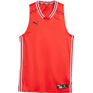 Puma HOOPS TEAM GAME JERSEY Férfi mez, piros, méret kép