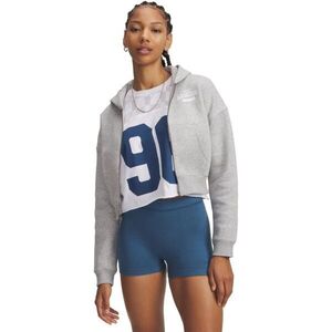 Under Armour ICON FLEECE NOV FZ Cipzáras polár pulóver, szürke, méret kép