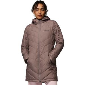 Columbia HEAVENLY HOODED LONG JACKET Női hosszított kabát, barna, méret kép