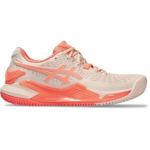 ASICS GEL-RESOLUTION 9 W CLAY Női teniszcipő, rózsaszín, méret 37 kép