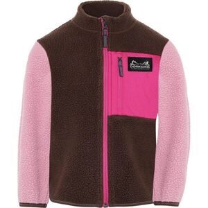 DIDRIKSONS ANTEN KIDS FULLZIP 2 Gyerek fleece pulóver, barna, méret kép