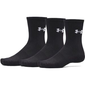 Under Armour PERFORMANCE COTTON 3P CRW Sportzokni, fekete, méret kép
