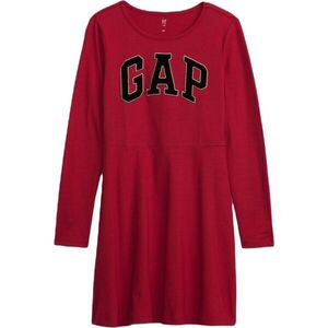 GAP V-FRCH LOGO Lány ruha, piros, méret kép