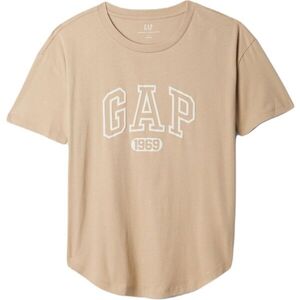 GAP FRCH SS ORGANIC VINTAGE Női póló, bézs, méret kép
