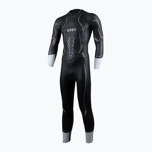 Férfi ZONE3 Aspire triatlon búvárruha fekete/kréta (Aspire WS25MASP101) kép