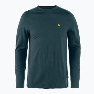 Férfi hosszú ujjú trekking póló Fjällräven Bergtagen Merino mountain blue (Bergtagen Merino F12600299) kép