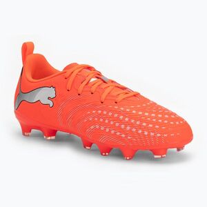 Gyerek focicipő PUMA Future 9 Play FG/AG Jr glowing red/puma white/puma black/puma silver (Future 9 Play FG/AG Jr 108723 01) kép