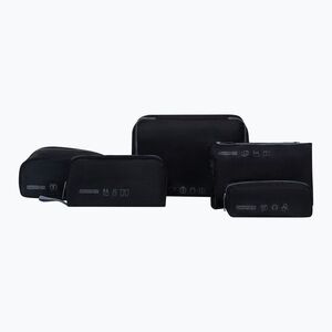 Szerokie etui na akcesoria American Tourister Packing 5 pcs. black/grey (Packing 159210-1062) kép