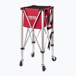 Labda kosár Nox Foldable Balls Basket With Wheels Red (Foldable Balls Basket With Wheels CESTOPLERO) kép