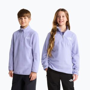 Gyerek polár pulóver The North Face Teen Glacier 1/4 Zip pale plum (Teen Glacier 1/4 Zip NF0A8CVGNO51) kép