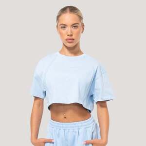 GymBeam Women‘s Mochi Cropped T-Shirt Blue kép
