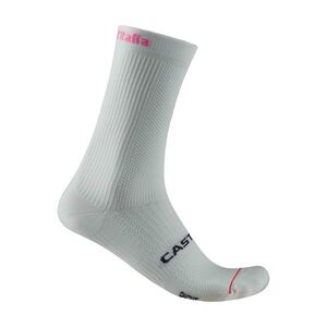 CASTELLI Klasszikus kerékpáros zokni - GIRO LOGO 18 - fehér kép