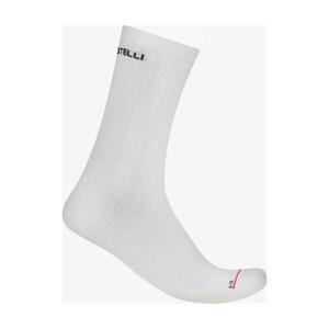 CASTELLI Klasszikus kerékpáros zokni - AERO RACE PRO 20 - fehér kép