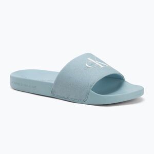 Női papucs Calvin Klein YW0YW01835 Slide Monogram Wn triple cloud blue (Slide Monogram Wn YW0YW0183501H) kép