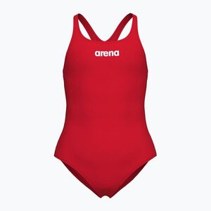 Arena Team Swim Pro Solid piros/fehér egyrészes gyermek fürdőruha (Team Swim Pro Solid 004762) kép