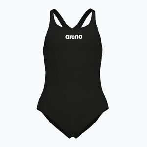 Gyermek egyrészes fürdőruha arena Team Swim Pro Solid fekete/fehér (Team Swim Pro Solid 004762) kép