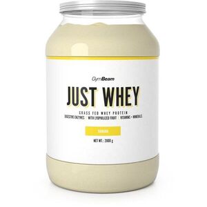 GymBeam Protein Just Whey 2000 g Banán 2000 g kép