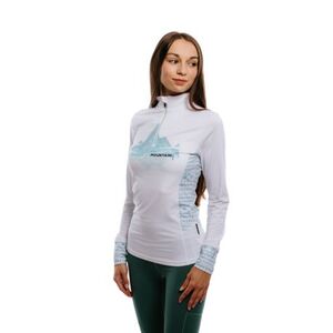 Női póló AUTHORITY DRY ZIP II W white kép