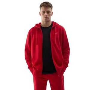Férfi zipzáras pulóver 4F SWEATSHIRT-4FWSS24TSWSM0951-61S-DARK RED kép