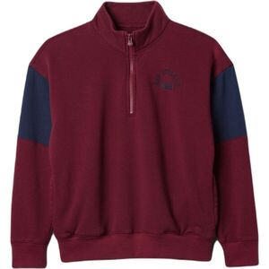 GAP HALF ZIP Fiú pulóver, bordó, méret kép