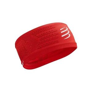 Compressport HEADBAND ON/OFF Sportos futó fejpánt, piros, méret UNI kép