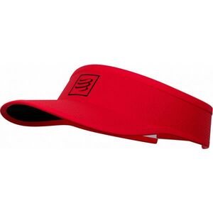 Compressport VISOR Napellenző futáshoz, piros, méret UNI kép