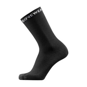GORE Klasszikus kerékpáros zokni - ESSENTIAL MERINO - fekete kép