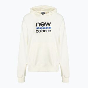 Női New Balance Sport Graphic francia frottír kapucnis pulóver seasait (Sport Graphic French Terry Hoodie WT51519SST) kép