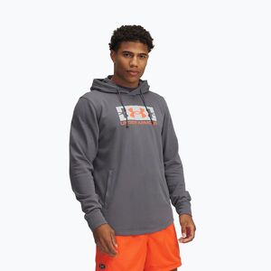 Férfi Under Armour Rival Terry Logo castlerock/mod szürke/tűz szürke melegítőfelső (Rival Terry Logo 1390141-025) kép