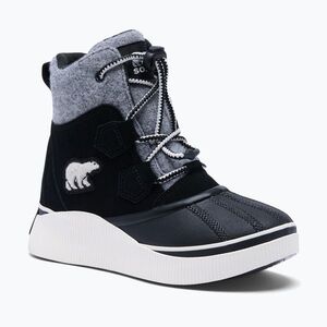 Gyerek hótaposó Sorel Out N About IV Chillz Waterproof black/chalk (Out N About IV Chillz Waterproof 2176671010) kép