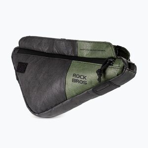 Váztáska Rockbros 30180033001 Eco-Friendly 2in1Bike Frame Bag with Shoulder Strap black/green (Eco-Friendly 2in1Bike Frame Bag with Shoulder Strap 30180033001) kép