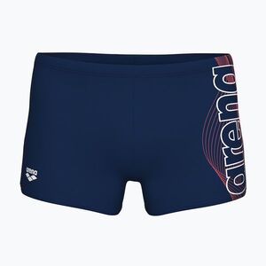 Férfi úszó boxer nadrág arena Basic Swim Short navy/white (Basic Swim Short 010276/701) kép