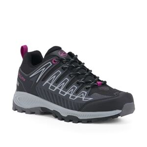 Női alacsony túracipő TREZETA Thunder Ws Wp, Dark grey Fuchsia kép